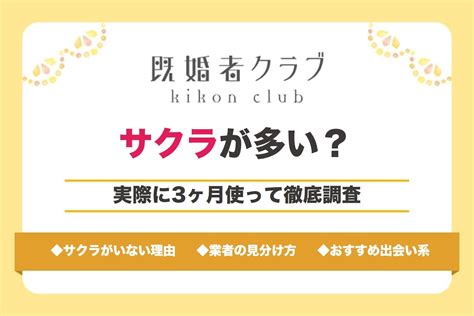 既婚者クラブはサクラが多い？実際に3ヶ月使って業。